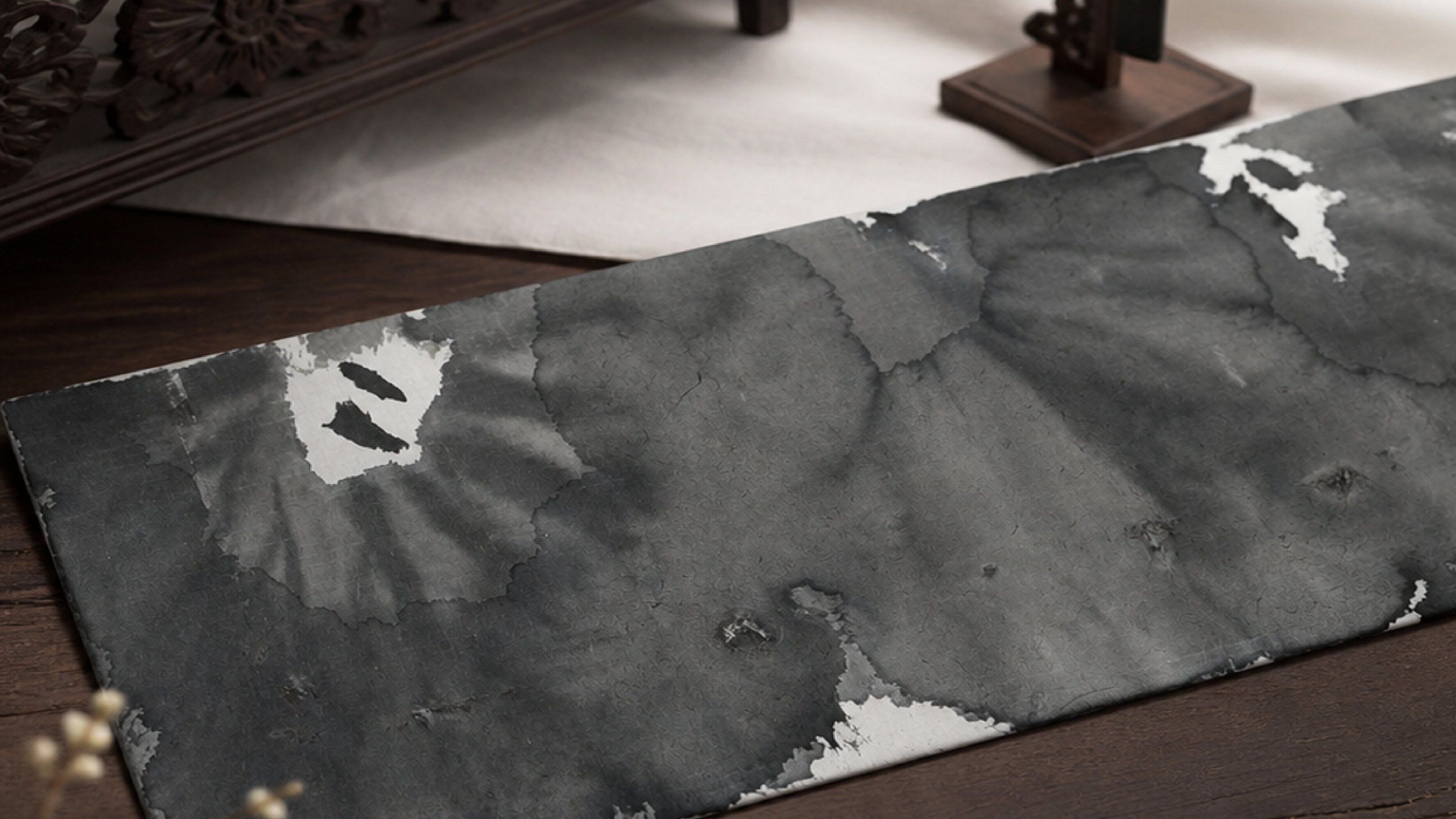 墨色，点亮日常——韩国画艺术品，雕刻与韩国画作品