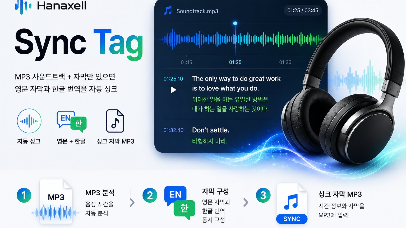 나만의 자막 만들기 Hanaxell Sync Tag