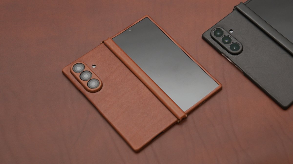 Ultra-Slim Natural Leather Skin Case for Galaxy Z Fold8 & Fold7