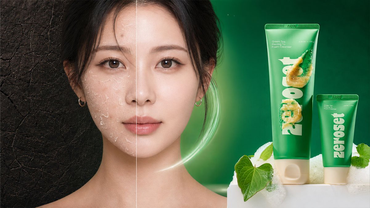 피지 폭발 여름, 요철·각질·여드름까지 삭제하는 [저자극 필링 클렌저]