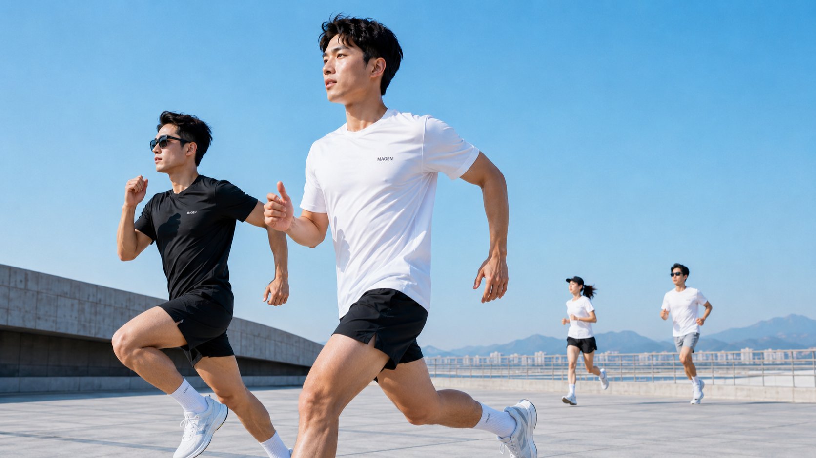 러너인 봉제공장 대표가 직접 만든, 가벼운 기능성 AIR 러닝 티셔츠