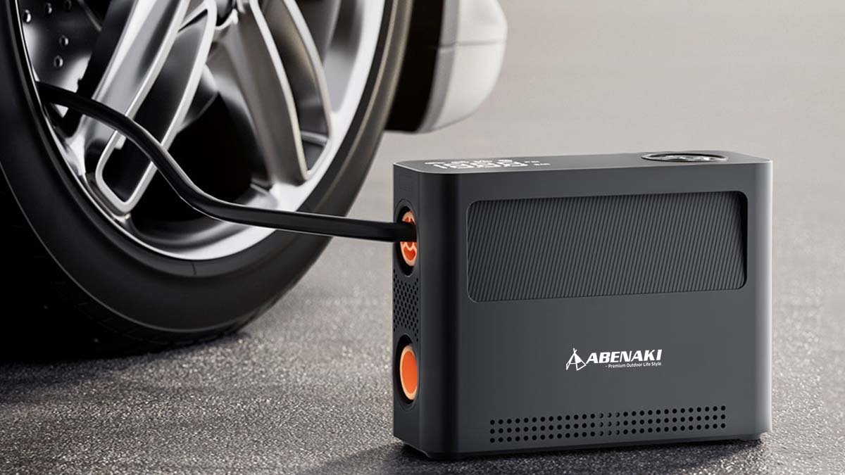 Powerful Wireless Tire Inflator Ready in 40 Seconds