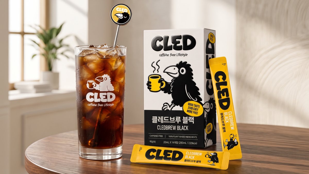[원두 0%] 저녁 10시에 마셔도 되는 무카페인 대체커피 클레드브루