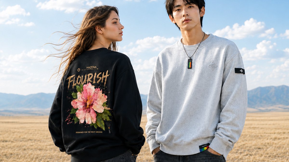 최초공개 🌱 첫번째 블룸, 플로리쉬(FLOURISH) 헤비웨이트 맨투맨