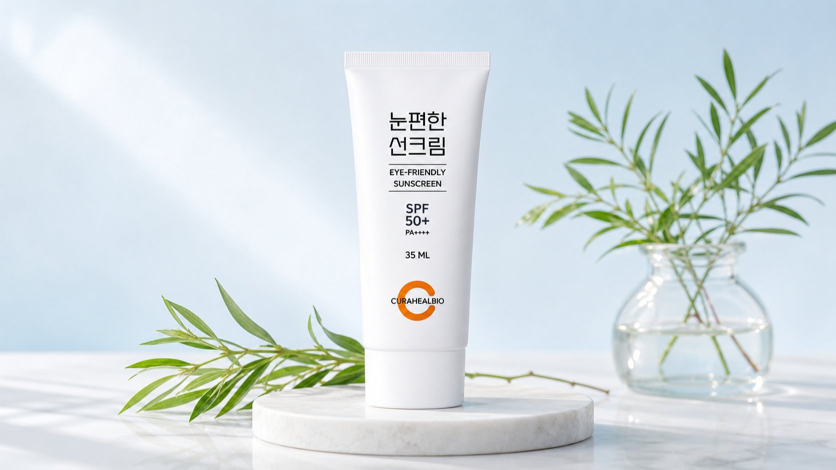 눈시림 걱정은 이제 그만!! 큐라힐 눈편한선크림