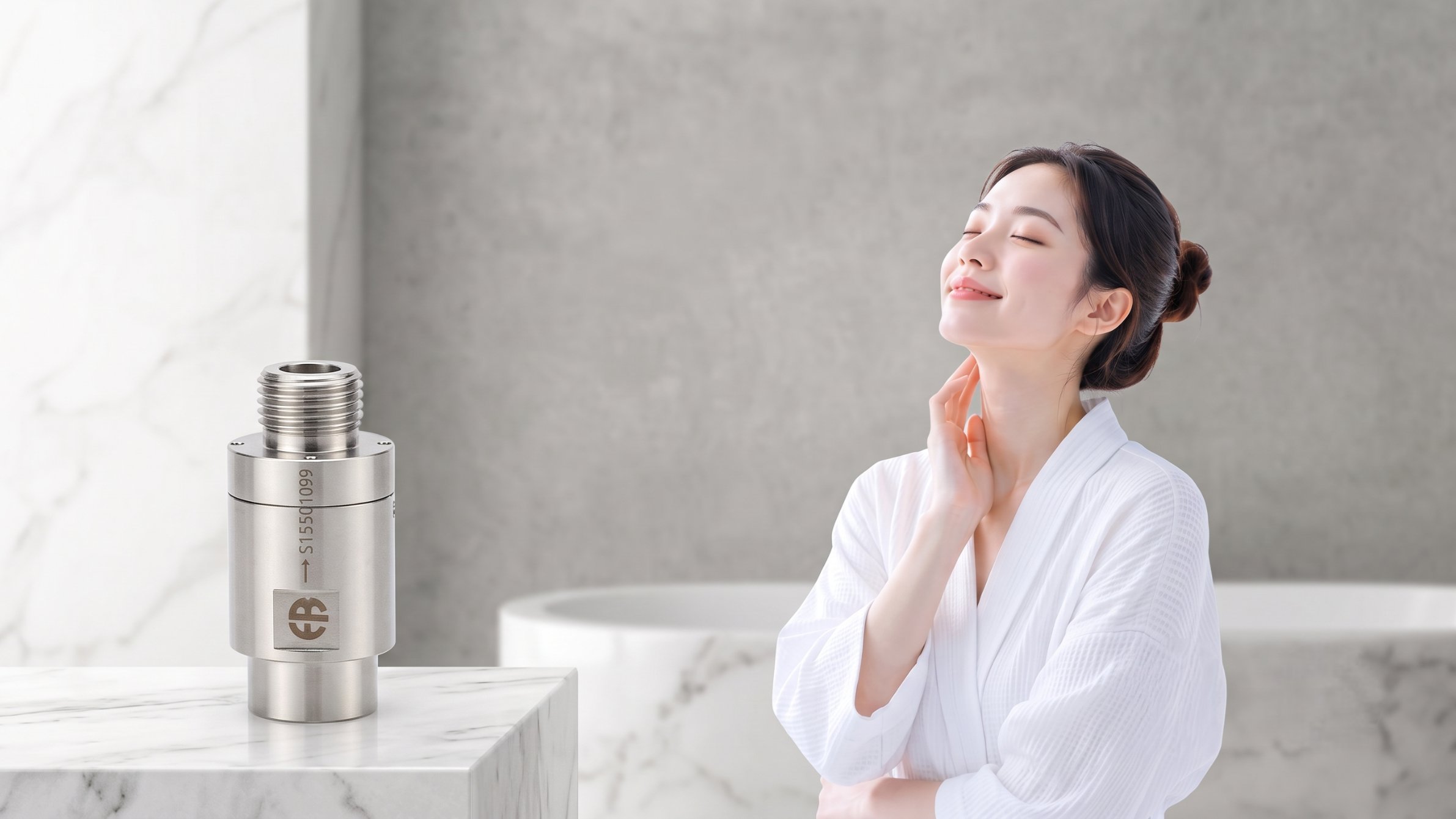 소중하고 민감한 당신의 피부을 위한 올 스테인리스 초미세버블 비데 노즐