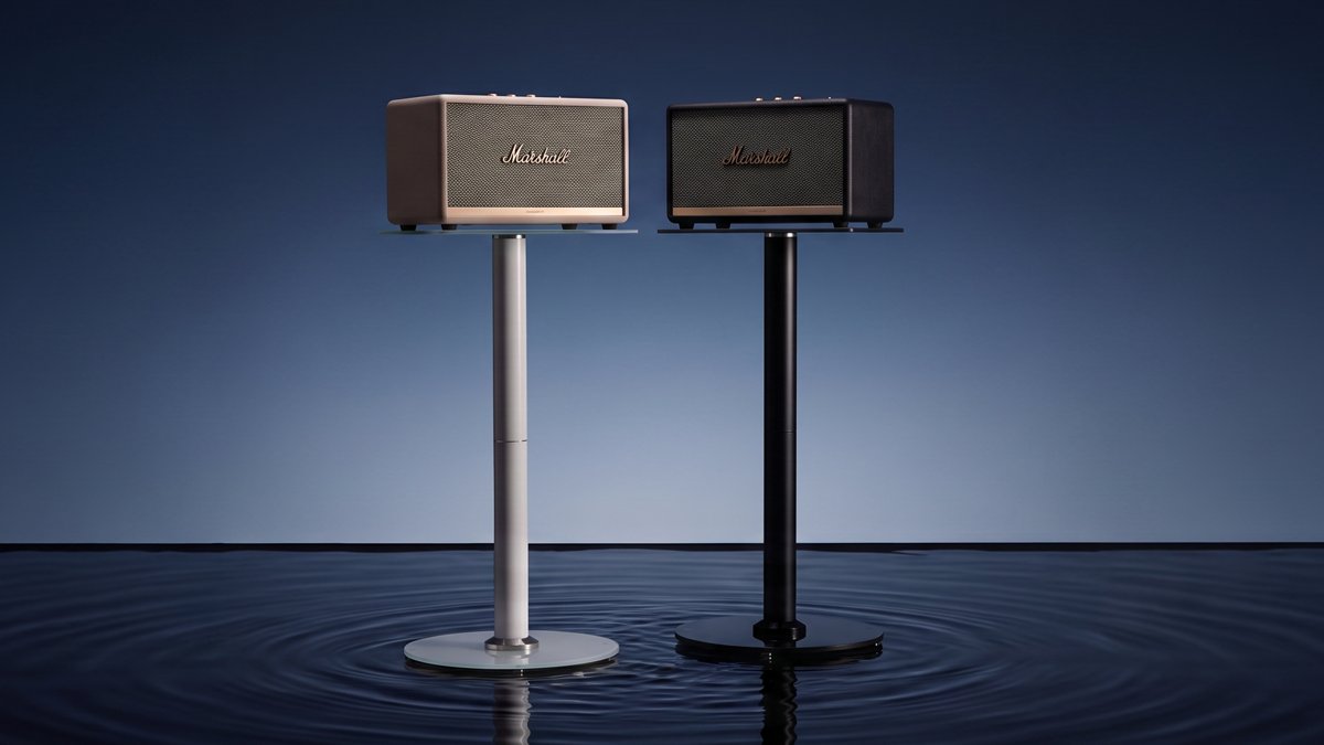 [Canston Exclusive] Premium Glass Speaker Stand for High-End Sound