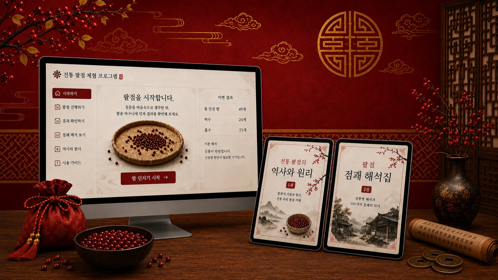 무속인이 쓰는 600년 [전통 팥점]