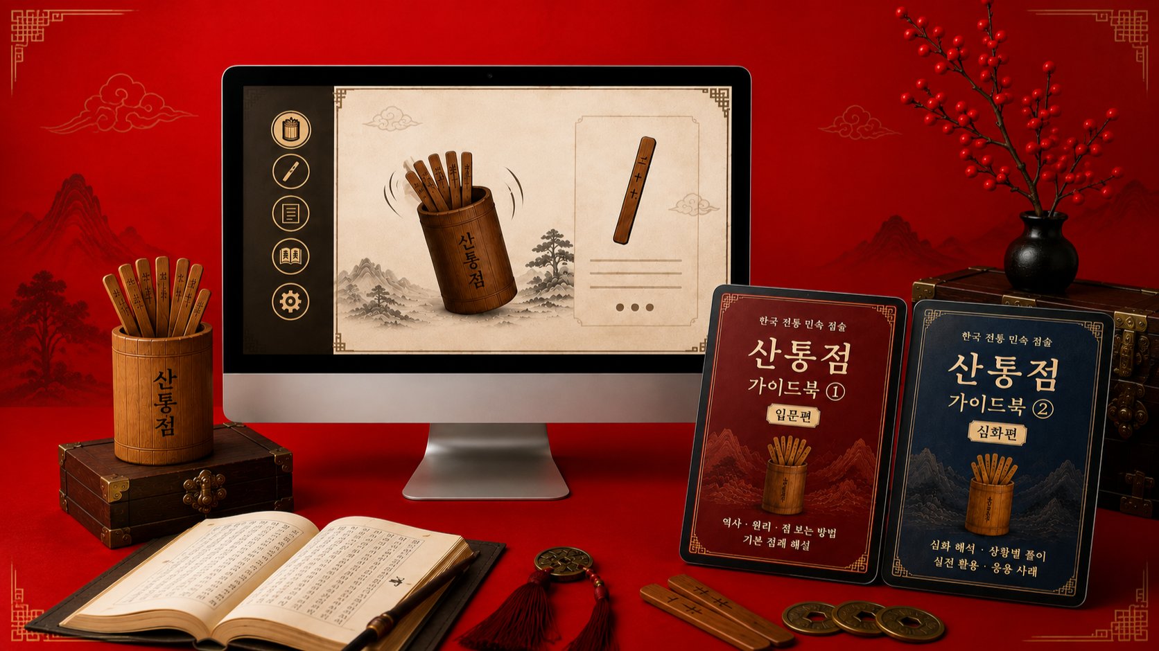사라진 한국 전통 점술, [산통점]
