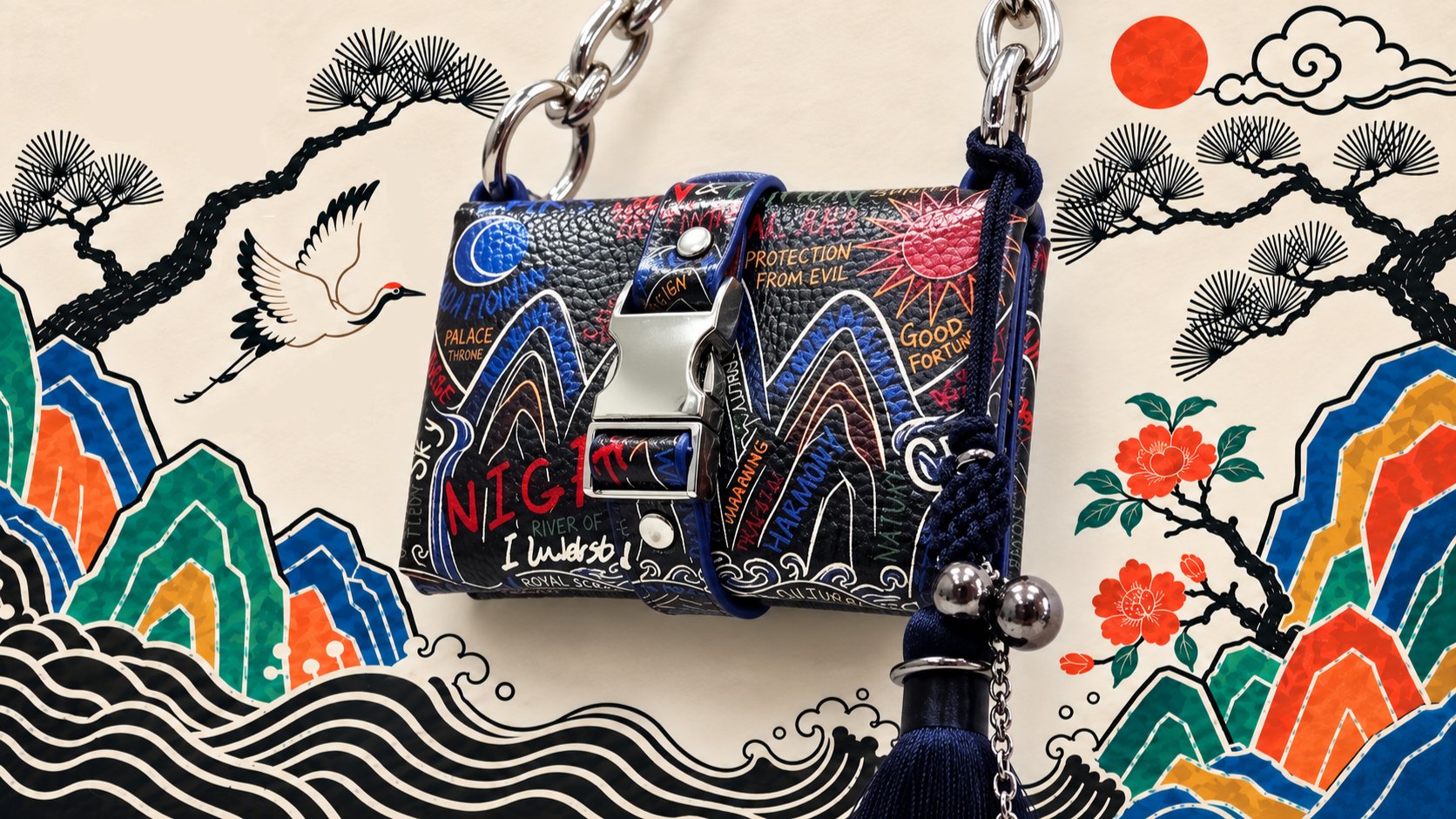 民画×ポップアート、今の感性で楽しむレザー財布