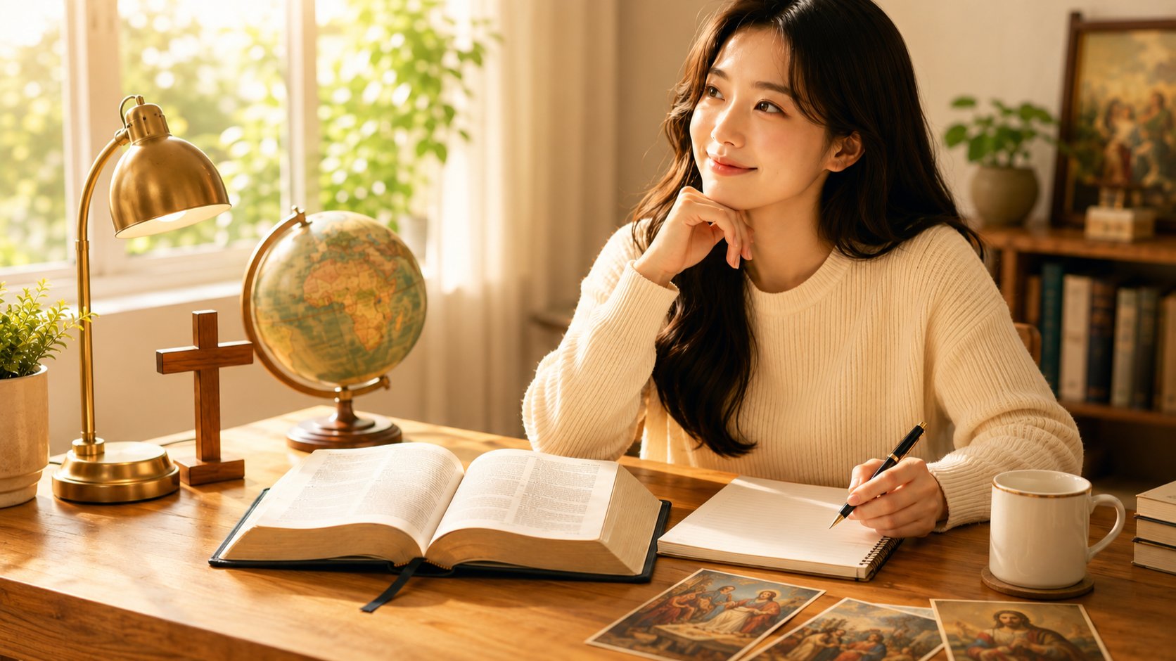 A project to easily grasp the Bible while learning English and creativity