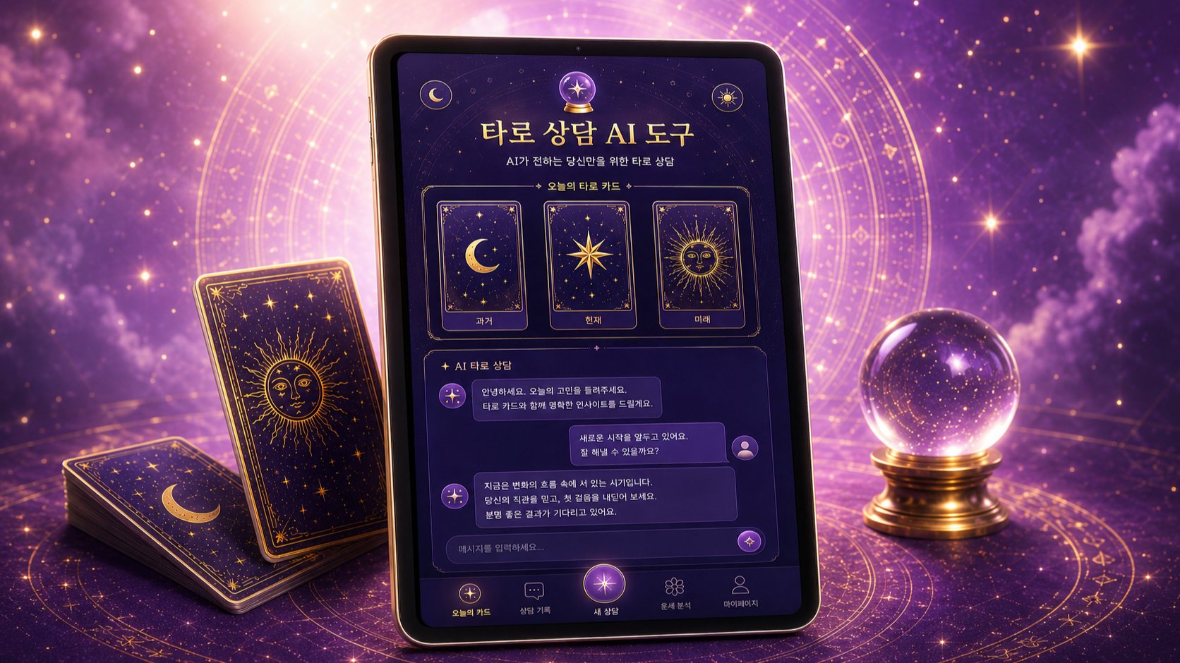 AI 타로 상담사로 바로 시작! 올인원 패키지  